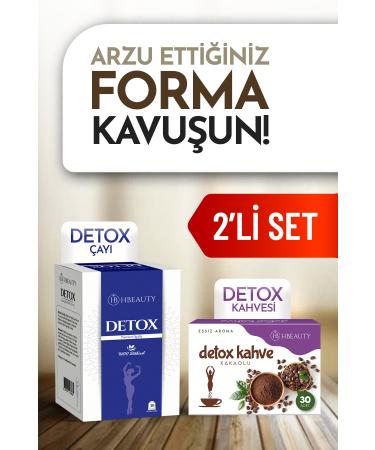 HBEAUTY Slimming1Weight Loss Helping Detox Form Tea and Chicory Detox Coffee (Set of 2)