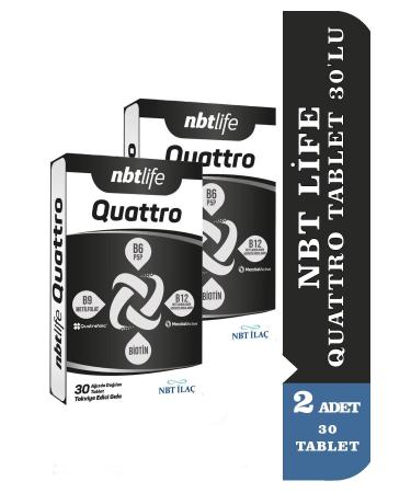 NBT Life Quattro Tablets 30's 2 Pieces