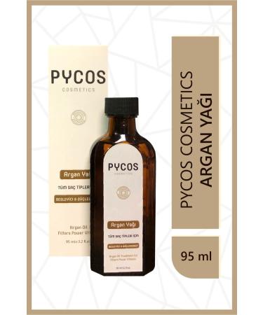 PYCOS COSMETICS Argan Oil 95 Ml Hair Growth Strengthening Anti-Breakage Softening Intensive Argan Hair Care Oil