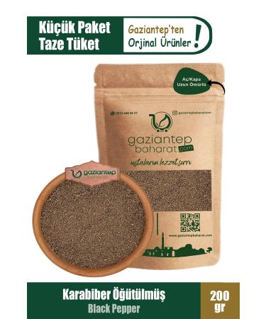 Gaziantep Spice Black Pepper Powder 200gr
