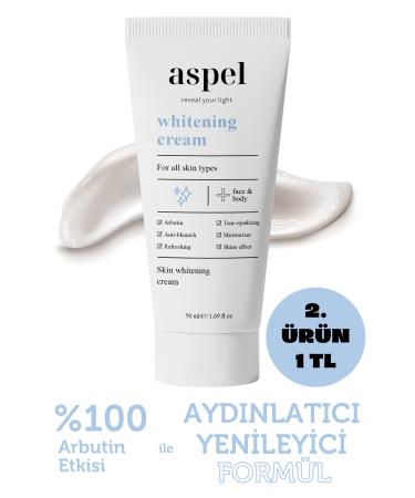 Aspel Anti-Stain and Tone Equalizing Skin Whitening Cream 50 ml