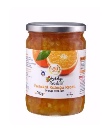 Antalya Jam Shop Orange Peel Jam 700g Classic Series