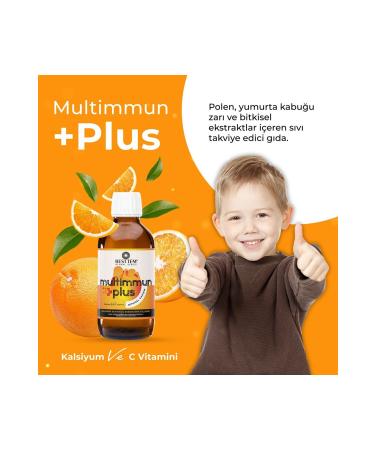 BESTTEM Multimmun Plus Vitamin C and Calcium Depot Daily Use Supplement Food Natural 100ml - Buy Online on GoSupps.com