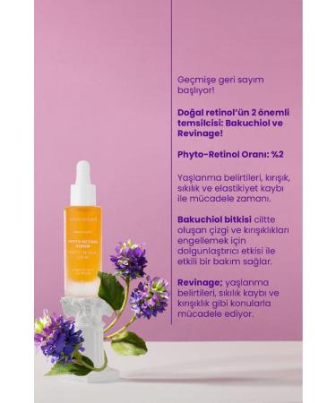 Bade Natural Bakuchiol Phyto Retinol Face Serum Anti-Aging and Anti-Wrinkle 30 Ml - Buy Online on GoSupps.com