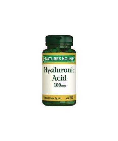 Natures Bounty Hyaluronic Acid 100 Mg 30 Capsules
