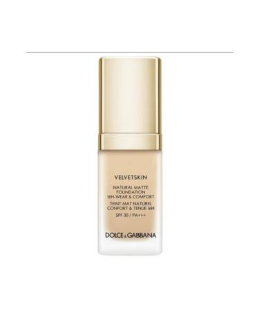 Dolce&Gabbana Dolce & Gabbana Matte liquid make-up Velvetskin (Natura l Matte Foundation) 30 ml Porcelain