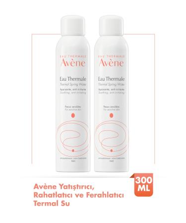 Avene Soothing Relaxing and Refreshing for All Skin Types Large Av ne Thermal Water 300 ml x2