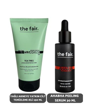 The Fair the fair. Oily Acne Prone Skin Cleansing Gel 150 ml and Ahabha Peeling Serum 30 ml
