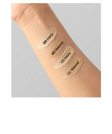 PURE BEAUTY CC Cream Spf50 Pa+++ Ivory paraben free 30 ml Pinkrain - Buy Online on GoSupps.com