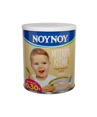 Noy Noy NUNOU Baby Cream Biscuit Cream 7 Grain Honey and Milk 6 months+ 300gr