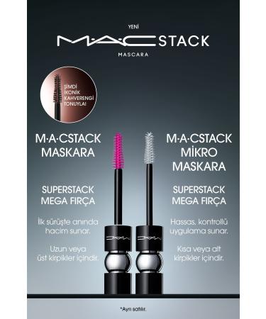 Mac FOR LONGER AND VOLUME LASHES - CHESTNUT STACK - MACSTACK MASCARA 12 ML - Buy Online on GoSupps.com