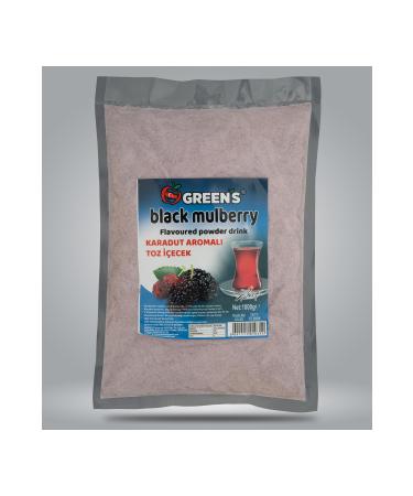 Green's Black Mulberry Flavored Powder Tea 1000 gr