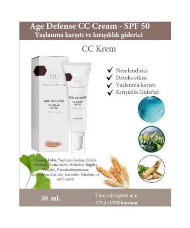 HL Cosmetics Age Defense Spf 50 Cc Cream Anti-Aging 30 Ml.
