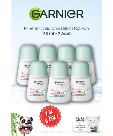 Garnier BUY 7 PAY 6 Garnier Mineral Hyaluronic Care 72H Roll-On 50 ml and ROSIE