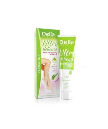 Delia Hair Removal Cream with Aloe Vera Coenzyme Q10 for Very Sensitive Skin
