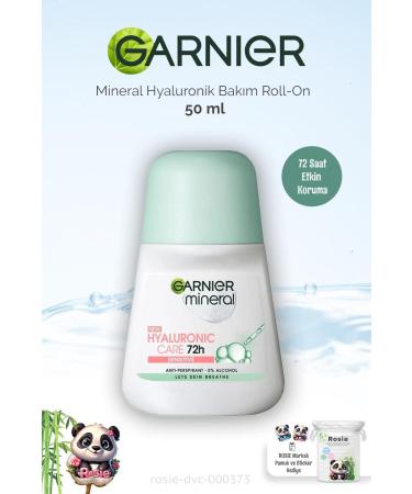 Garnier Mineral Hyaluronic Care 72H Roll-On 50 ml and ROSIE