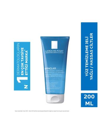 La Roche Posay Effaclar Cleansing Gel for Oily Acne-Prone Skin Without Drying Out 200ml