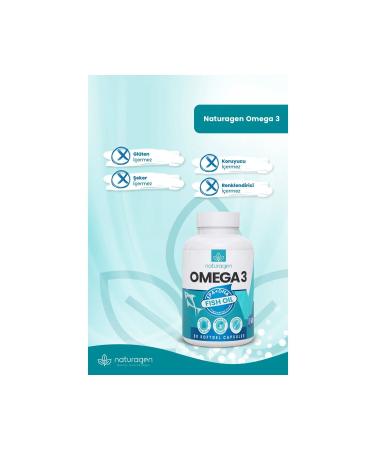 Naturagen Omega3 Fish Oil 1200 Mg 120 Softgel - Buy Online on GoSupps.com