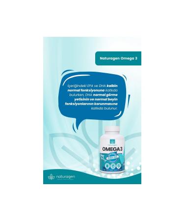 Naturagen Omega3 Fish Oil 1200 Mg 120 Softgel - Buy Online on GoSupps.com