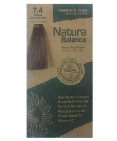 NATURABALANCE Natura Balance 7.4 Cinnamon Organic Cream Hair Dye