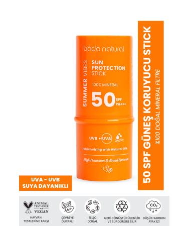 Bade Natural 0 Mineral Filter 50 Spf Nourishing Sunscreen Stick