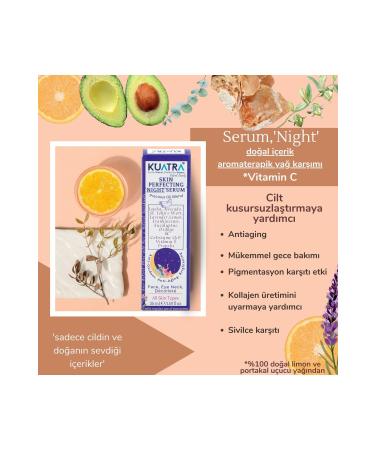 Kuatra Skin Perfecting Night Serum (NATURAL INGREDIENTS ANTI-AGING ANTI-SPOT IDEAL SKIN APPEARANCE) - Buy Online on GoSupps.com