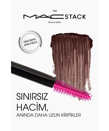 Mac FOR LONGER AND VOLUME LASHES - CHESTNUT STACK - MACSTACK MASCARA 12 ML - Buy Online on GoSupps.com