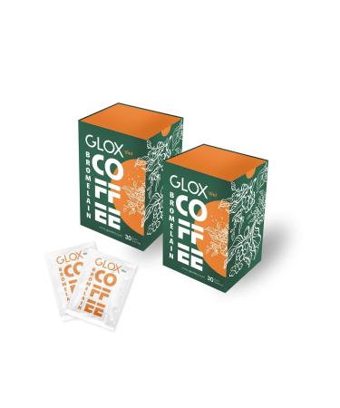 GLOX Bromelain Containing Detox Coffee Helps Regulate Metabolism 60 Days Use