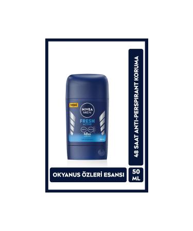 NIVEA Men Men's Stick Deodorant Fresh Active 50 Ml
