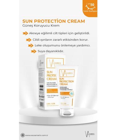 VA COSMETIC Sun Protection Cream 50 Ml - Buy Online on GoSupps.com