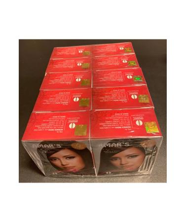 Amars HENNA HAIR DYE CONTAINING HENNA BLACK COLOR 6 10g Package - 10 BOXES
