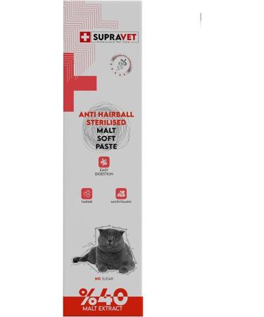 Supravet Anti Hairball Sterilized Malt Paste 100 Gr.