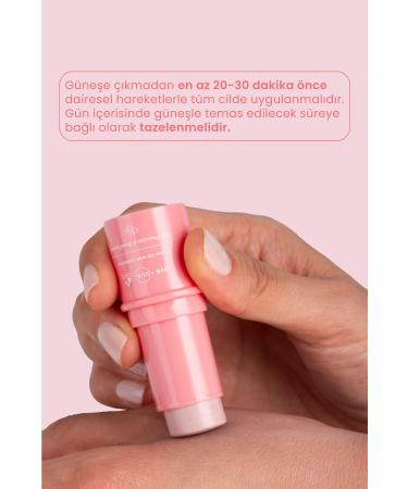 Bade Natural Pink 0 Mineral Filter and Natural Sunscreen Stick 30 Spf Calamine - Buy Online on GoSupps.com