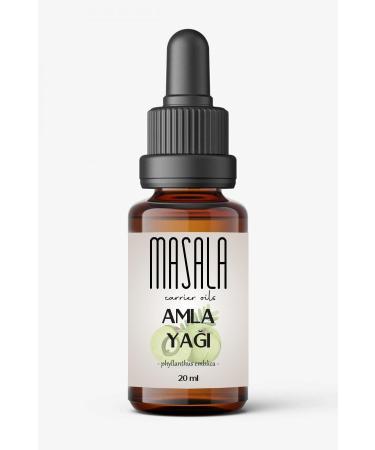 Masala Amla Hair Care Oil 20 Ml. (GOOSEBERRY CARRIER OIL) Gooseberry - Buy Online on GoSupps.com
