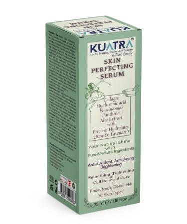 Kuatra Skin Perfecting Serum (COLLAGEN - HYALURONIC ACID- NIACINAMIDE-PANTHENOL-ALOE-ROSE- LAVENDER)