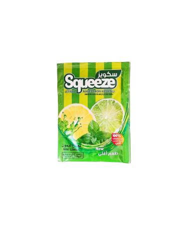 Squeeze Mint Lemon Flavored Powder Drink - 12*25g "1L"