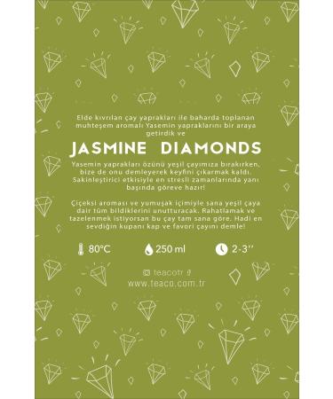 TEA CO Jasmine Diamonds-jasmine Green Tea Muslin Tea Bag - Buy Online on GoSupps.com