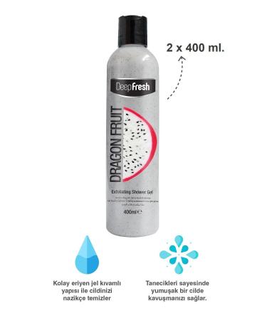 Deep Fresh Purifying Shower Gel Dragon Fruit 2 X 400 Ml - Buy Online on GoSupps.com