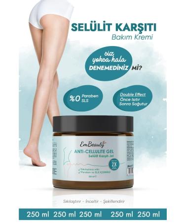 Emb Beauty Slimming Firming Cellulite and Stretch Mark Eliminating Body Shaping Gel 250 ml - Buy Online on GoSupps.com