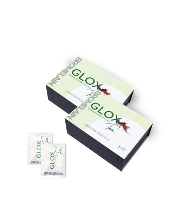Glox Tea Bromelain Herbal Tea Helping to Regulate Metabolism 60 Days Use