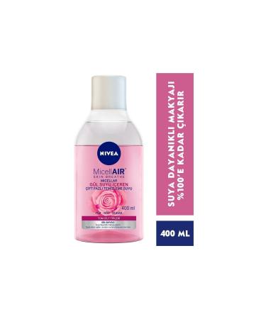 NIVEA Dual Phase Make-Up Remover Water with Rose Water 400 ml
