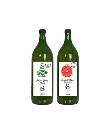 Suheylaana Natural Eucalyptus Leaf Vinegar 2000 ml and Grapefruit Vinegar 2000 ml