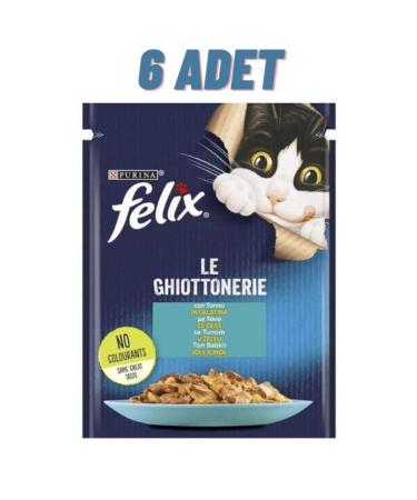 FELIX Felix Tuna Adult Cat Canned Food Pouch 6x85 Gr