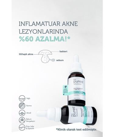The Purest Solutions BLACK SPOT AND ACNE SKIN BARRIER REPAIRING NIACINAMIDE SKIN CARE SERUM 30 ML DEMBA4379 - Buy Online on GoSupps.com