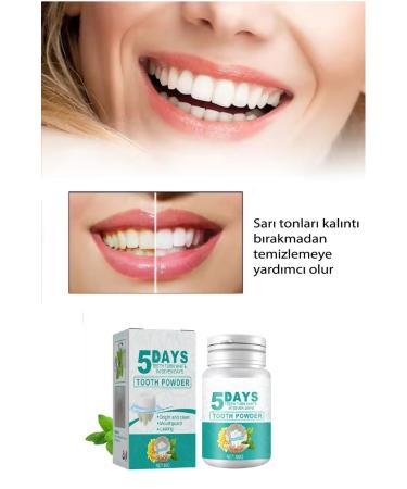 Dahaus 5 Days Professional Teeth Whitening Effective Oral Care Teeth Whitening Powder - Buy Online on GoSupps.com