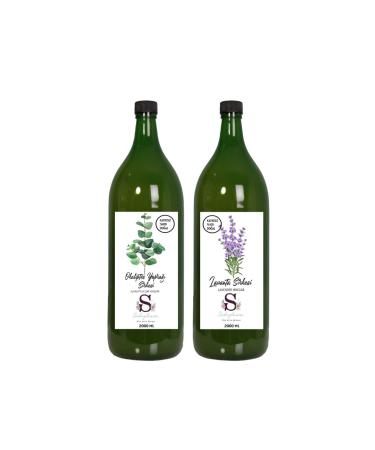 Suheylaana Natural Eucalyptus Leaf Vinegar 2000 ml and Lavender Vinegar 2000 ml