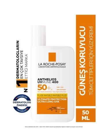 La Roche Posay Anthelios UVmune SPF50 Ultra High Sun Protection Sun Cream for All Skin Types 50ml