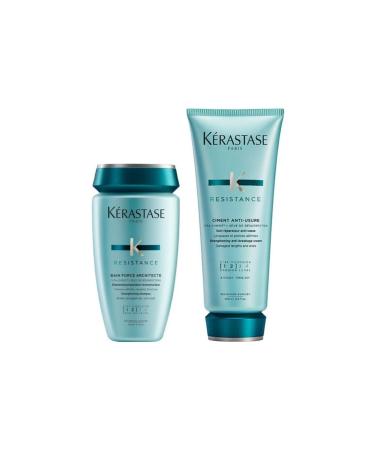 Kerastase Resistance Ciment Anti Usure- Hair Fiber Nourishing Conditioner *Shampoo Set 250 ml CYT64