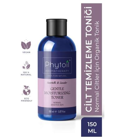 phytoil Organic Toner for Normal Skin 150 Ml - Aromaceuticals Gentle Moisturizing Toner