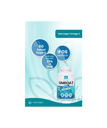 Naturagen Omega3 Fish Oil 1200 Mg 120 Softgel - Buy Online on GoSupps.com